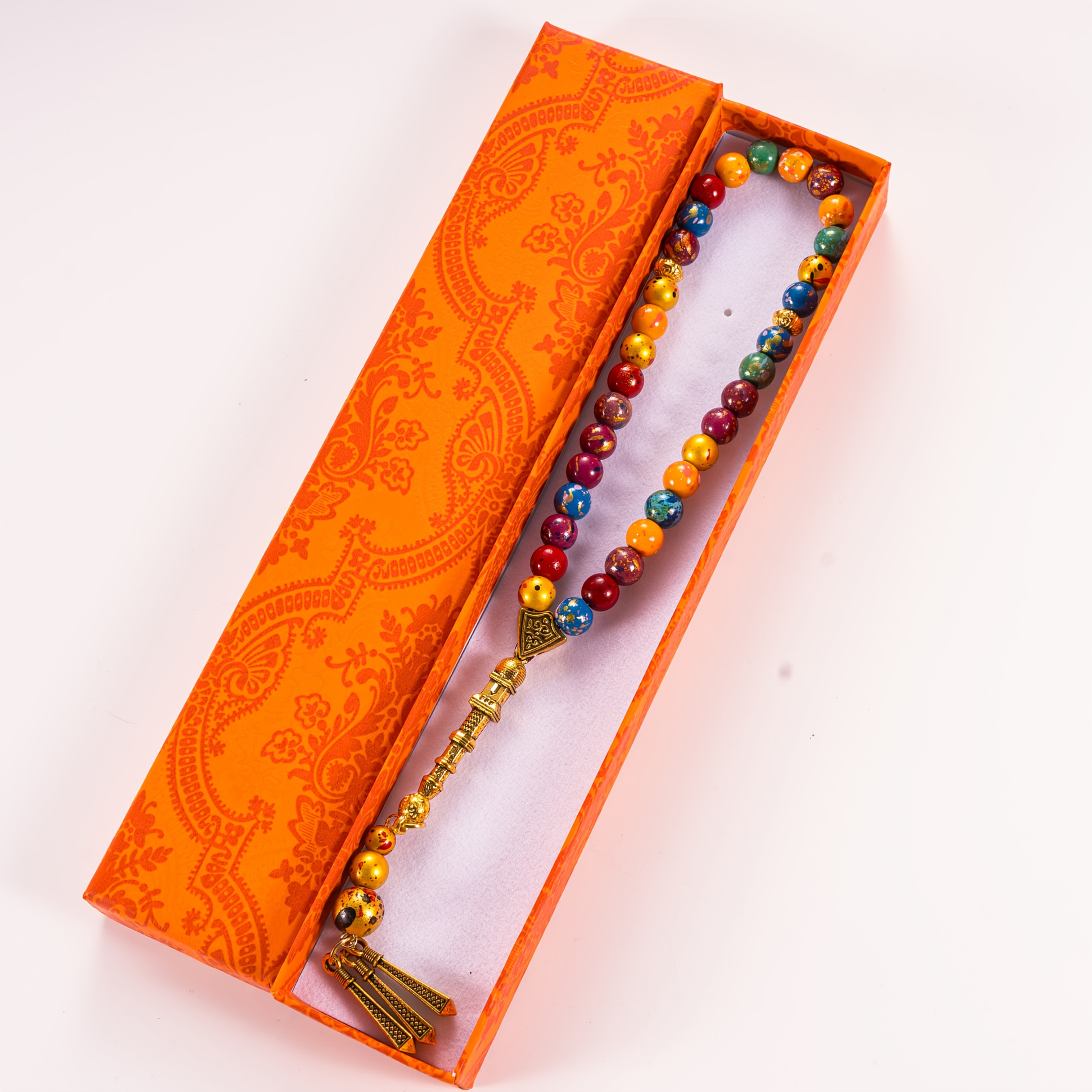 Lacquer Art 33-Bead Tasbih